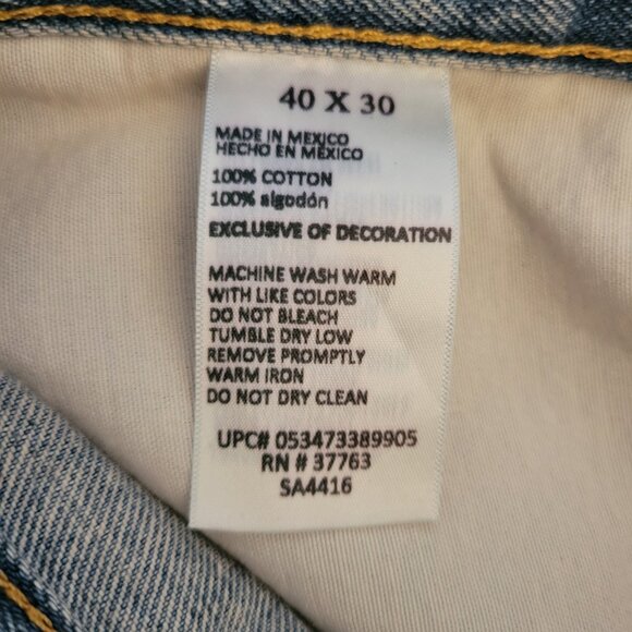 40 x 30 Members Mark Jeans -- ITEM #1464 - Picture 4 of 4